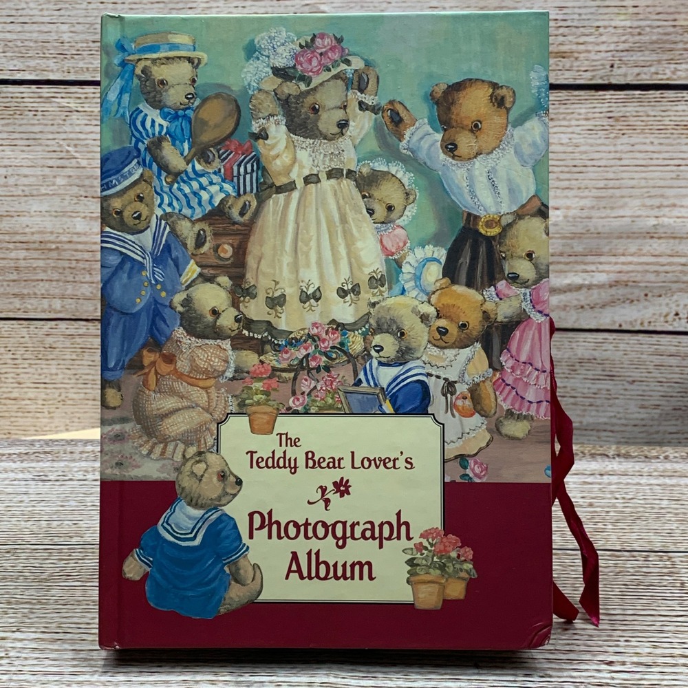 Teddy Bear Lovers Photograph Album Keepsake Book Doreen Edmond RFS1125
